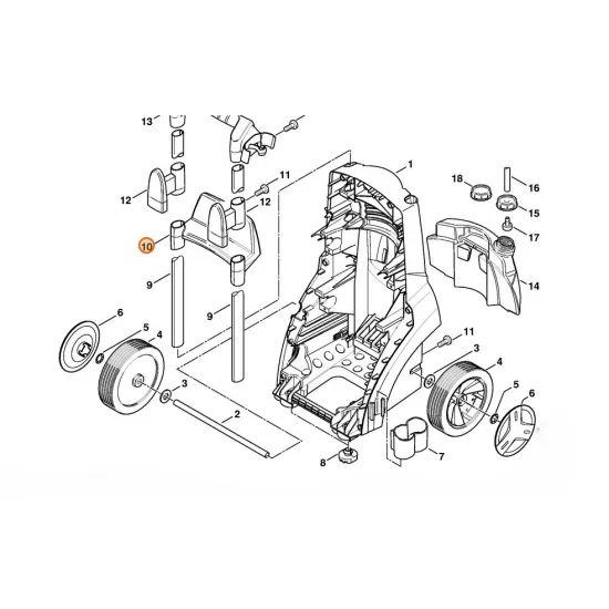 Stihl  Mocowanie 4757 791 5400